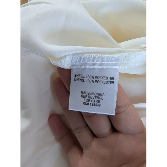 ModCloth Dress Size 10 Midi Fit Flare Gauzy Embroidered Floral Cottagecore Twee - Picture 4 of 6